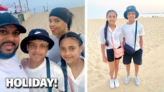 24 HOURS ON THE BEACH!! | FAMILY HOLIDAY!!