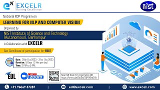 National Faculty Development Program (NFDP) on Learning for NLP and Computer Vision | Day 2 | ExcelR