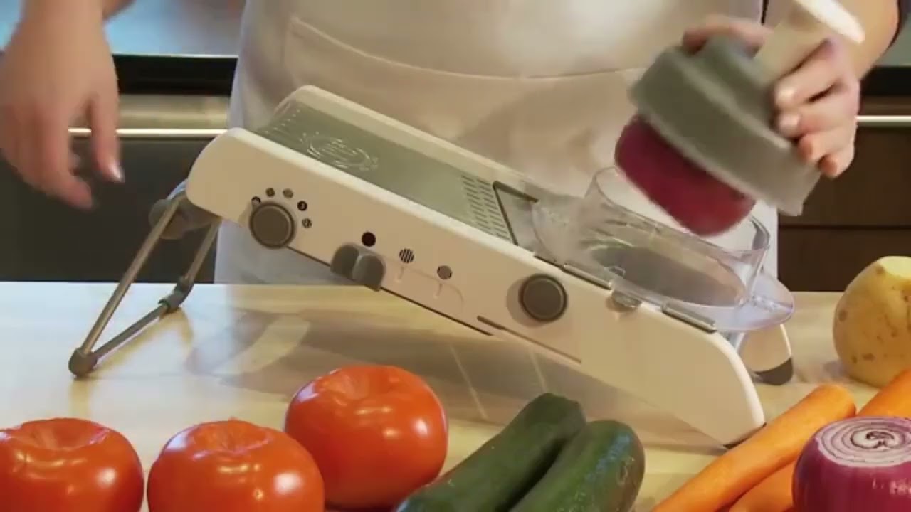 Affettatrice Mandolino Manuale Grattugia Diversi Modelli Lame Spessore Accessori Cucina