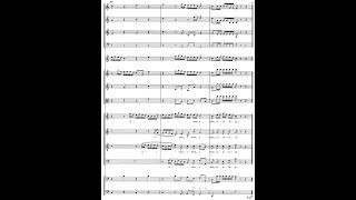 J.S Bach - Das Lamm, das erwürget ist (Fugue). {From BWV 21.} w/ score.