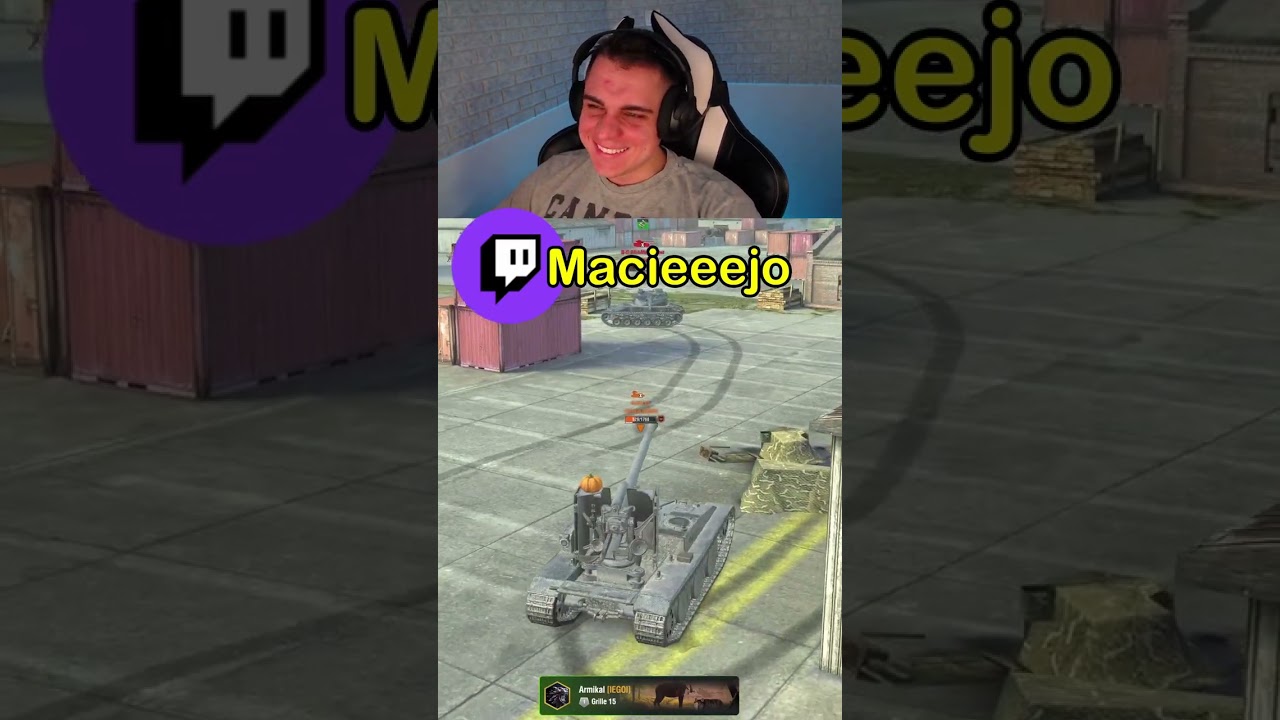 1 hp! XD #wot #worldoftanks #Maciejo #WOTBLITZPOLSKA #Macieejo