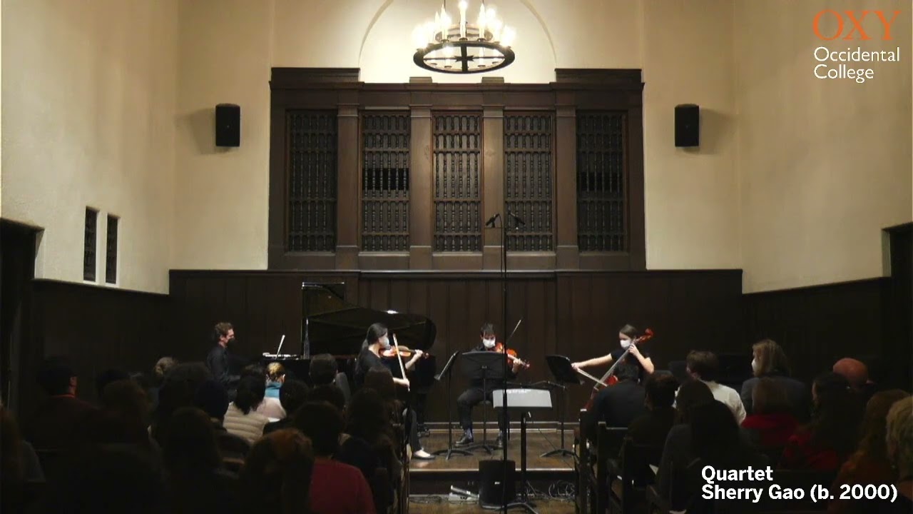 Quartet: Sherry Gao | Yves Dhar, Occidental College - Composition Seminar Fall Concert