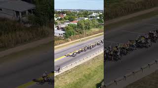 Así partió Rutas de América rumbo a Montevideo desde Maldonado
