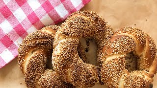 Simit Recipe. Turkish Bread. Bread. Sesame Rings. ASMR.Bake & Cake #recipe 