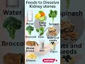 Foods to Dissolve Kidney stones #shorts #viral #health