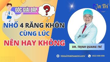 Nhổ 4 răng khôn cùng lúc - Nên hay không ?? #rangkhon #rangso8 #nhorangkhon