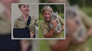 Steve Irwin's niece strips to a flimsy bikini for busty beach display