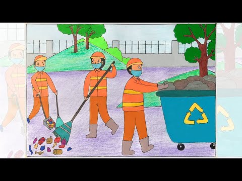 Vẽ tranh bảo vệ môi trường | Vẽ tranh vì môi trường tương lai | Vẽ bảo vệ môi trường