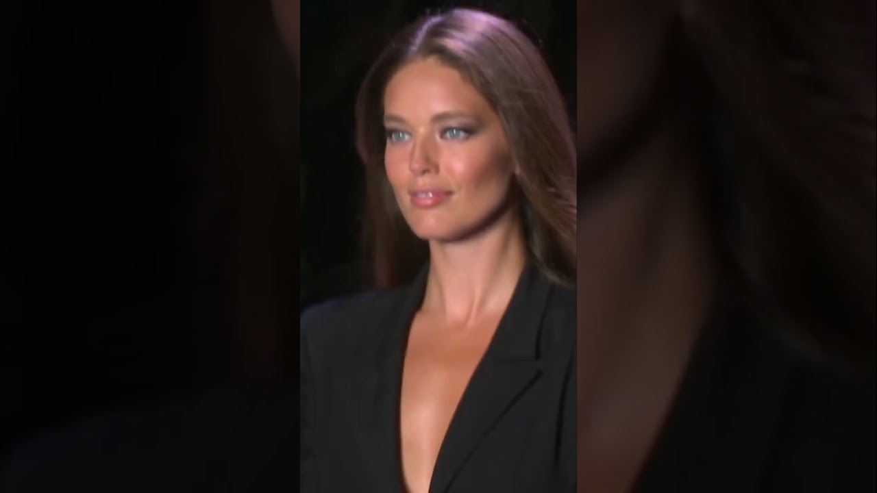 Emily DiDonato walks for Brandon Maxwell