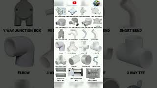 Electrical Installation Basics | PVC Conduit Pipe Accessories #Shorts #electrical #electrical tips