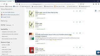 Basic Search Tips in OneSearch