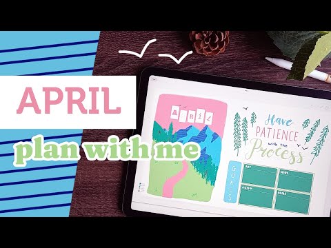 FREE Digital Stickers + Plan With Me | April 2022