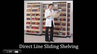 Direct Line Shelving Sliding Track High Density Files