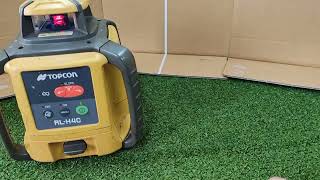 動作品　トプコン ローテーティングレーザー RL-H4C 受光器 LS-80L TOPCON トプコン ローテーティングレーザー RL-H4C 受光器 LS-80L 簡易