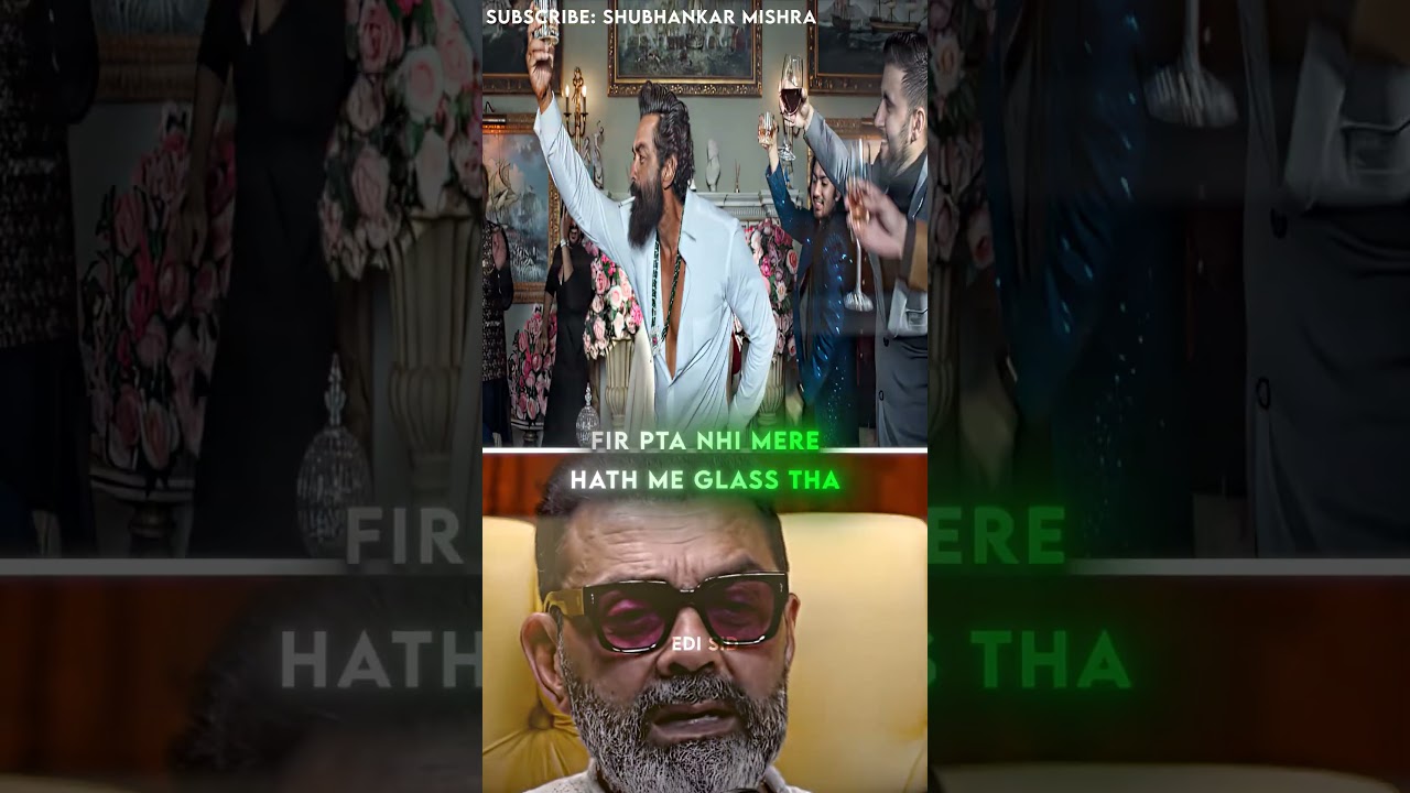 bobby deol iconis entry in animal #shorts #bollywood
