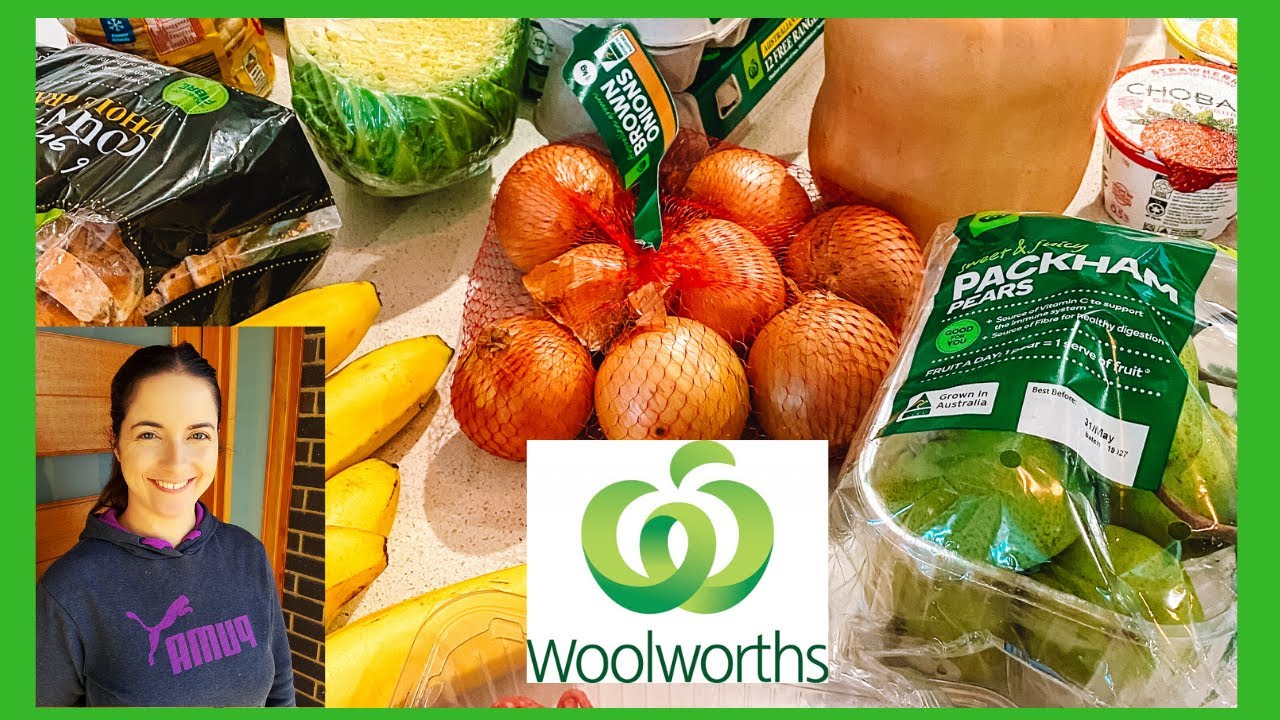 WOOLWORTHS GROCERY HAUL 2020 SHOPPING FOR GROCERIES ONLINE BUDGET