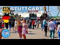 Stuttgart germany spring festival 2024 cannstatter wasen walk  4k 60fps with captions