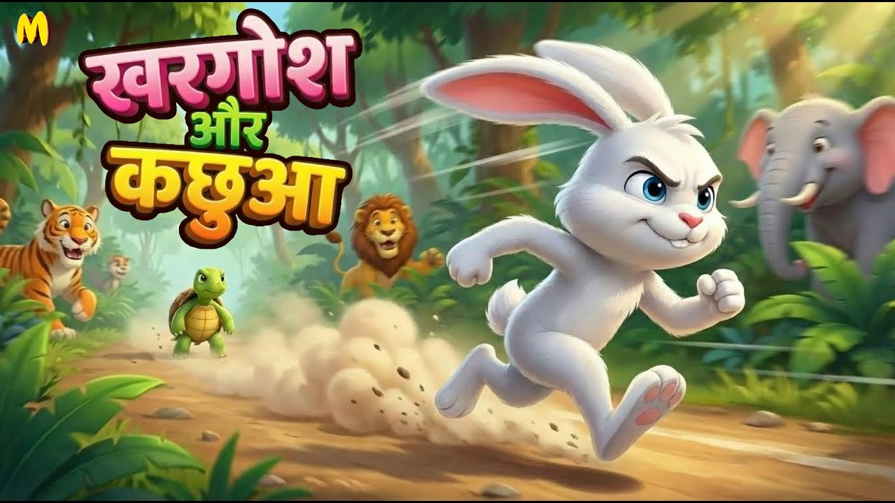खरगोश और कछुआ | Rabbit And Tortoise Race | Kids Moral Song Hindi
