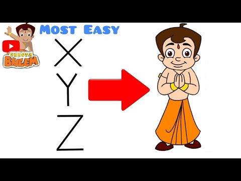 How to Draw Chhota Bheem Characters Easy - YouTube