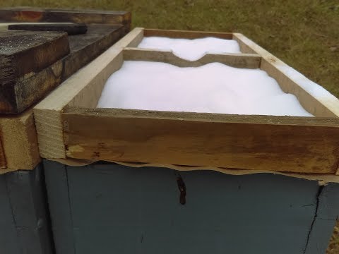 Feeding Bees Dry Sugar (Mountain Camp Method)