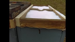 Feeding Bees Dry Sugar (Mountain Camp Method)