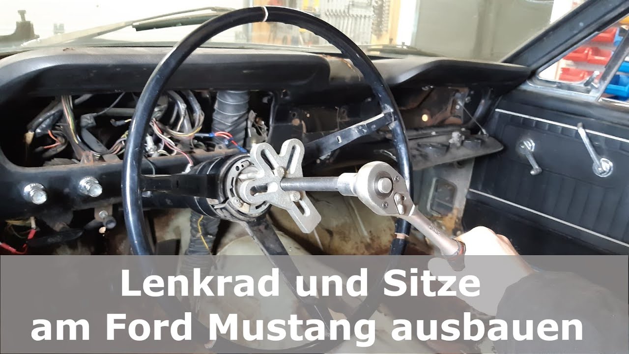 Für Ford MUSTANG I 1965-1974 Beige Leder Lenkrad Abdeckung Doppel