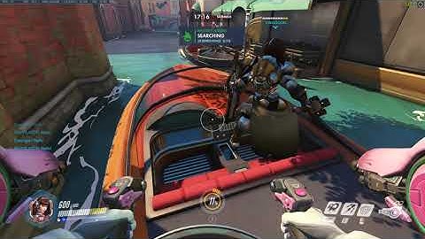 D.Va Defence Matrix eats Soldier76 & Brigitte