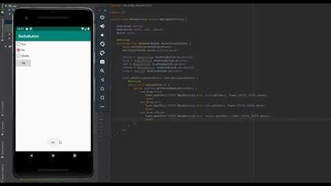 Android Studio (RadioButton)