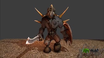 Game Model Walk-cycle (Bakfurlin Guard)