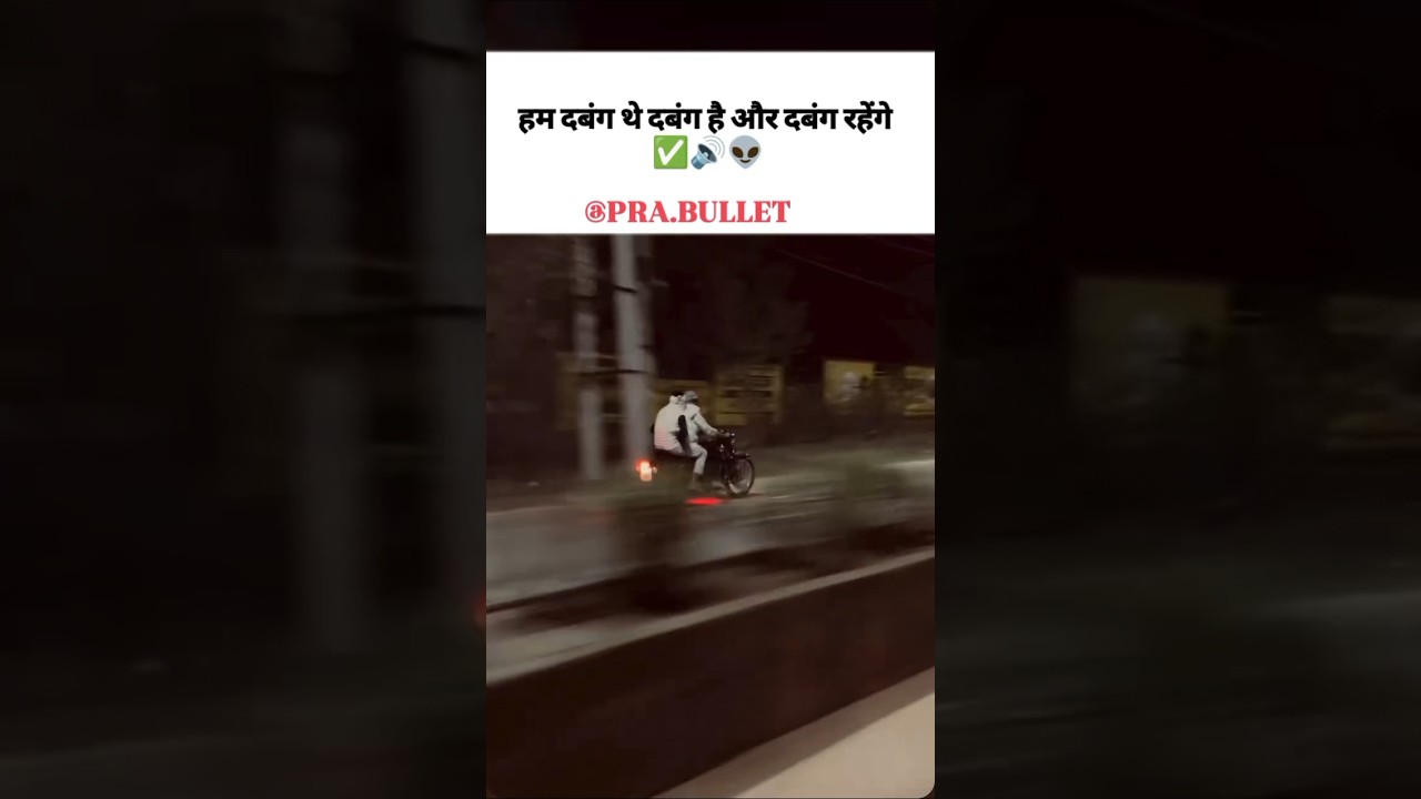 Bullet ride on road with friends|masoom sharma song|