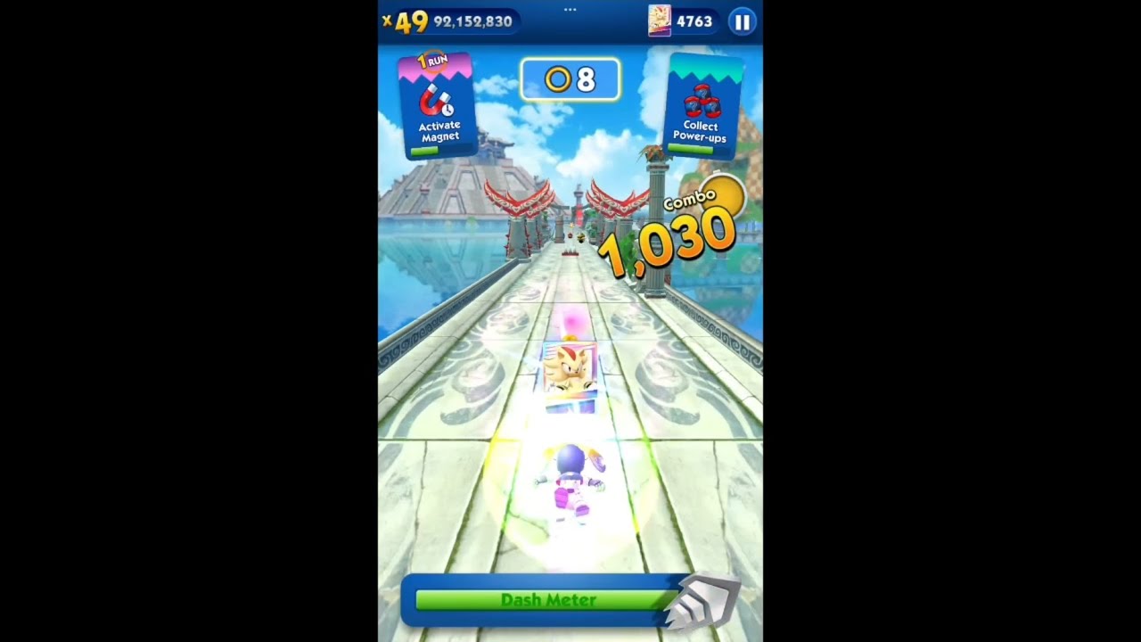 Sonic Dash | Unicorn Knight Cream Gameplay Part 60