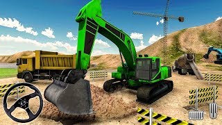 Construction Bulldozer Excavator Simulator 2019 - Android Gameplay screenshot 2