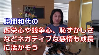 勝間和代の、虚栄心や競争心、恥ずかしさなどネガティブな感情も成長に活かそう