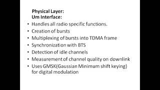 Protocal Architecture part 1 | GSM | Mobile Computing