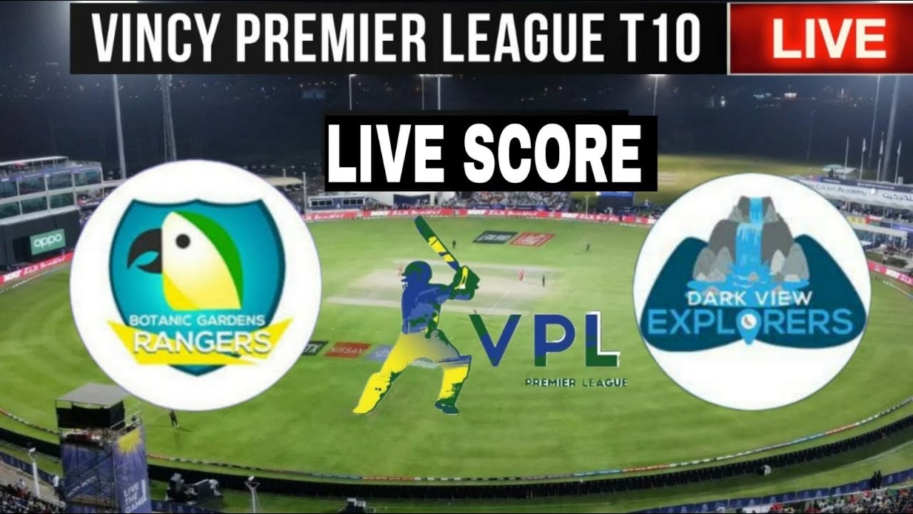 Vincy Premier T10 League Live | BGR VS DVE Live | Botanical Garden Rangers vs Dark View Explorers