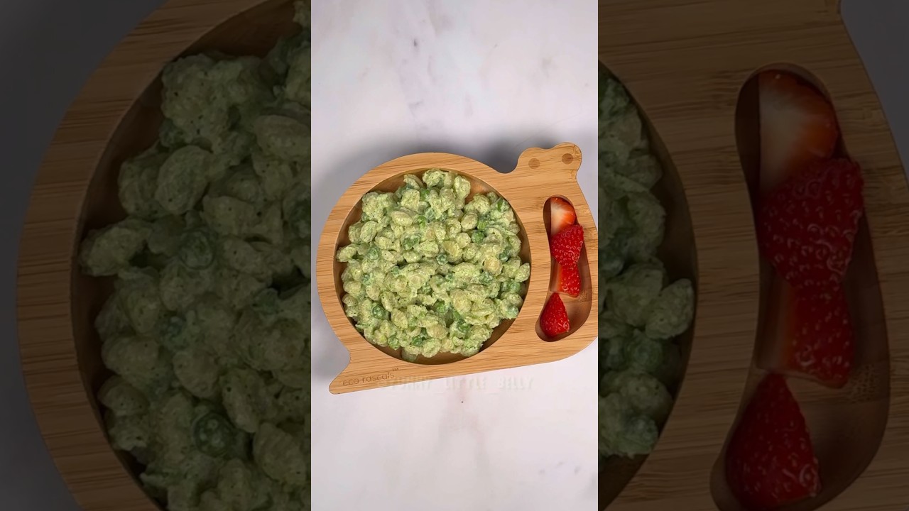 CREAMY BROCCOLI & PEAS PASTA! 🥦 🫛