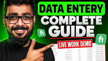 I Completed a 5-Minute Data Entry Task | Fiverr Work Demo for Beginners