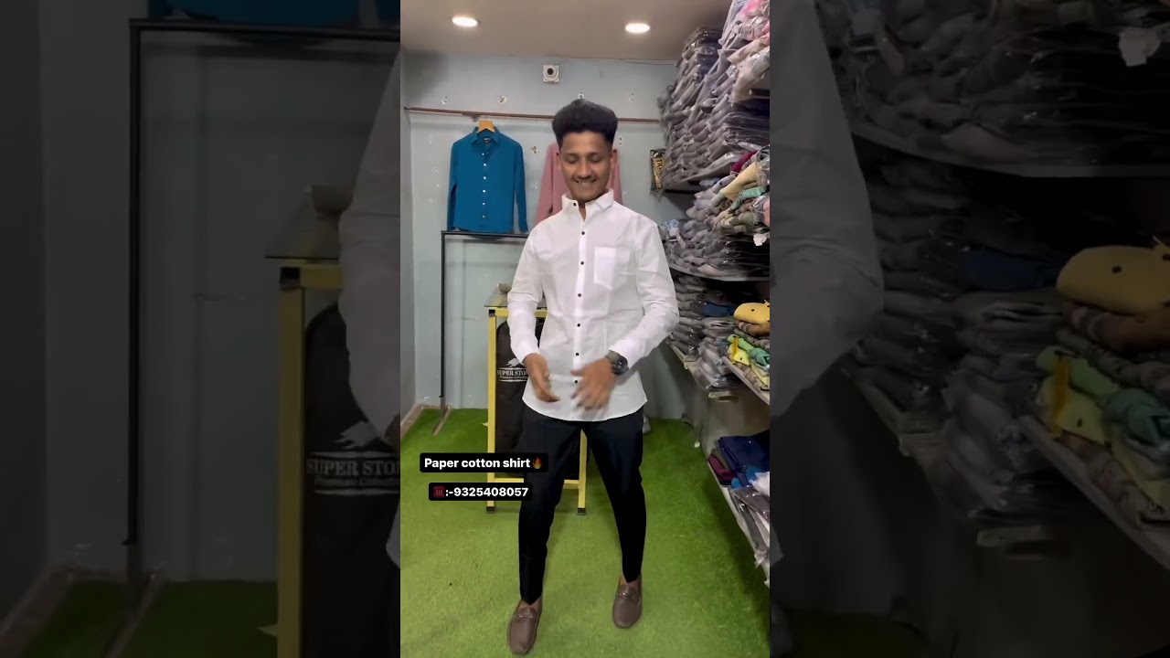 Paper cotton shirt 🔥 all over India delivery ✈️