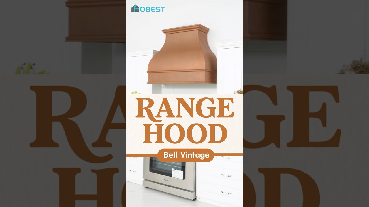 This Vintage Copper Bell Hood Brings Classic Elegance to Your Kitchen