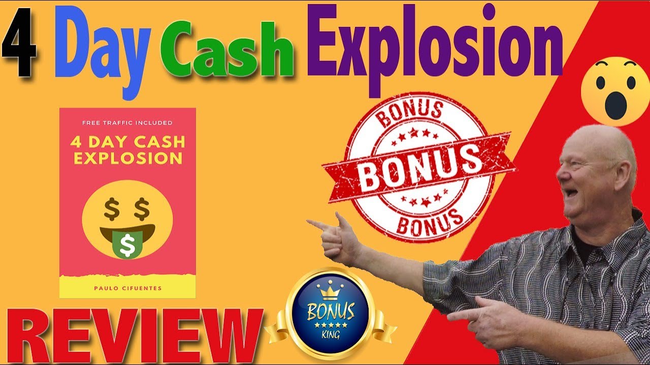 4 Day Cash Explosion Review With Custom Bonuses  𝐁𝐞𝐬𝐭 𝐁𝐨𝐧𝐮𝐬 𝐊𝐢𝐧𝐠