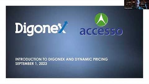 Introduction to Digonex and Dynamic Pricing