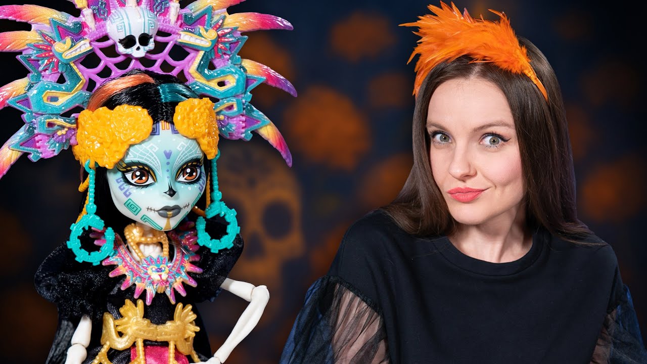 КУКЛА СКЕЛЕТ КЕТЦАЛЬКОАТЛЬ😱 Skelita Dia De Muertos 2025: обзор и распаковка