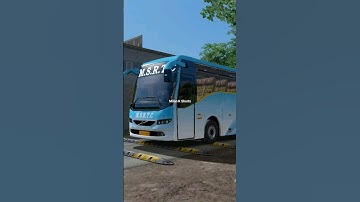 MSRTC Bus On Speedbraker 😘 #shorts