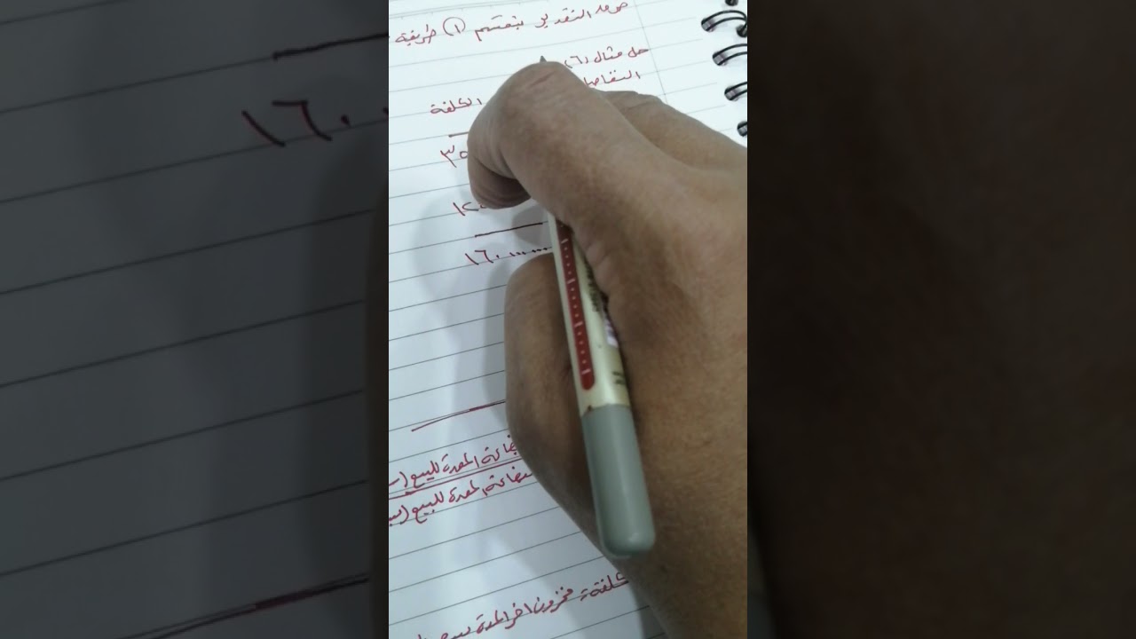 محاسبة متوسطة طريقة البيع بالتجزئة شرح مثال رقم ٦