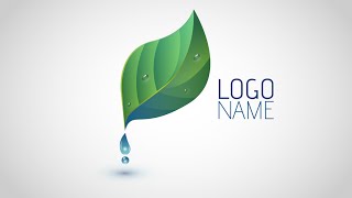 Adobe Illustrator CC | Logo Design Tutorial (Leaf & Water Drop)