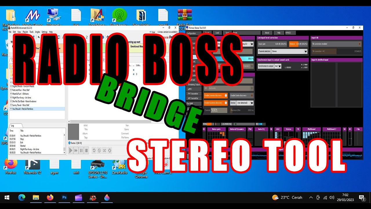 RADIO BOSS DENGAN STEREO TOOL