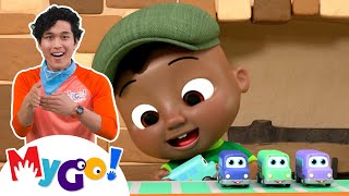 10 Little Buses + MORE! | MyGo! Sign Language For Kids | CoComelon - Nursery Rhymes | ASL