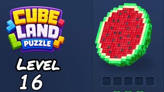 Cube Land Puzzle Level 16 Walkthrough