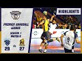 Rajasthan patriots vs garvit gujarat  highlights  match 8  premier handball league