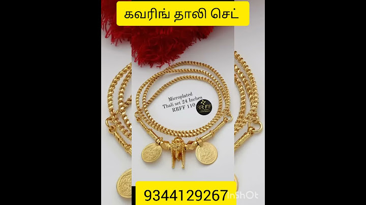 Tamilnadu traditional thali set#Andhra traditional mangalsutra#all kind of covering thali available